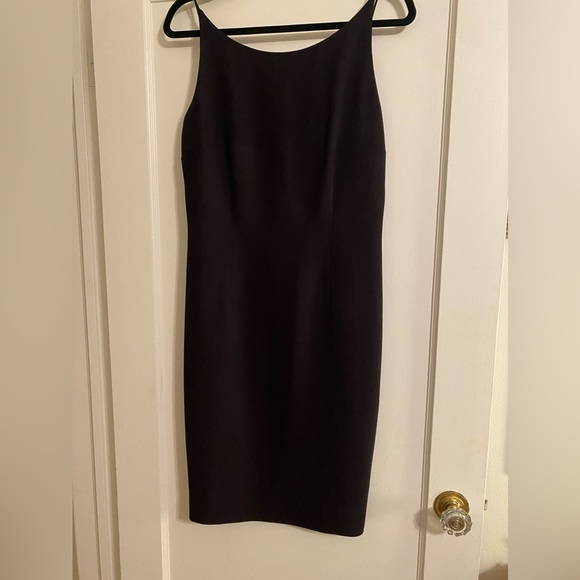 Ann Taylor Loft, perfect strappy, high neck Little Black Dress, size 6 - Picture 5 of 5